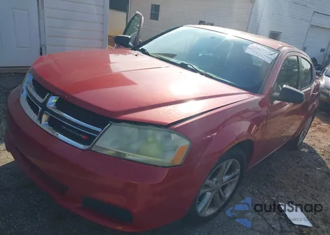 2012 Dodge Avenger Se из США, поврежденный, VIN 1C3CDZAG7CN270971